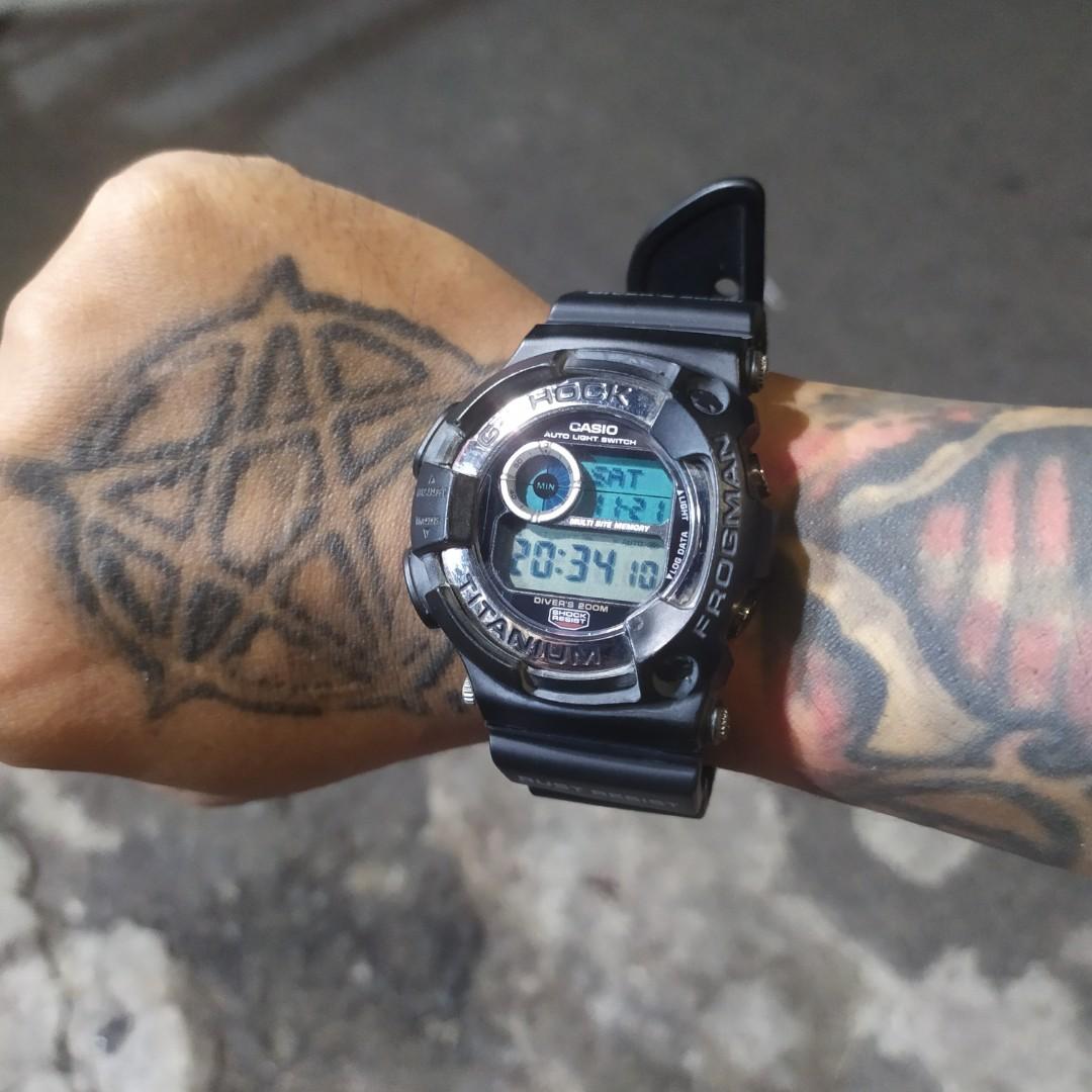 g-shock frogman, Fesyen Pria, Jam 