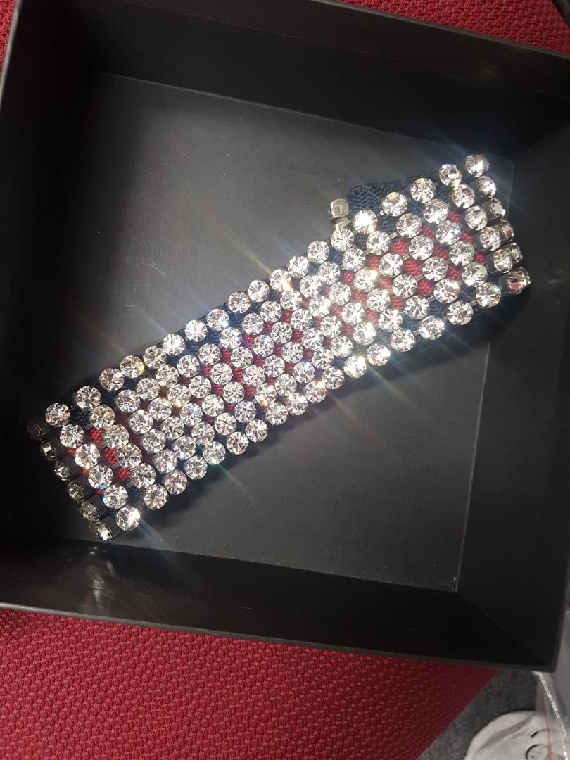 gucci rhinestone headband