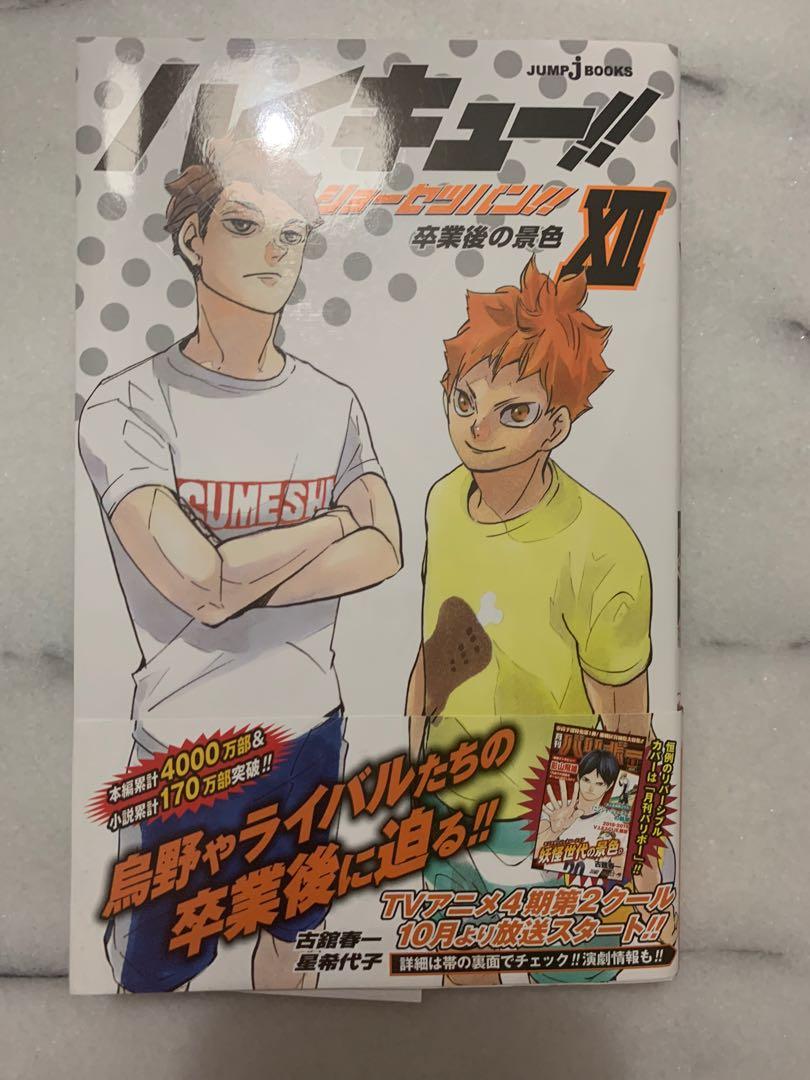 Haikyu Haikyuu Light Novel Xii ハイキュー Books Stationery Comics Manga On Carousell