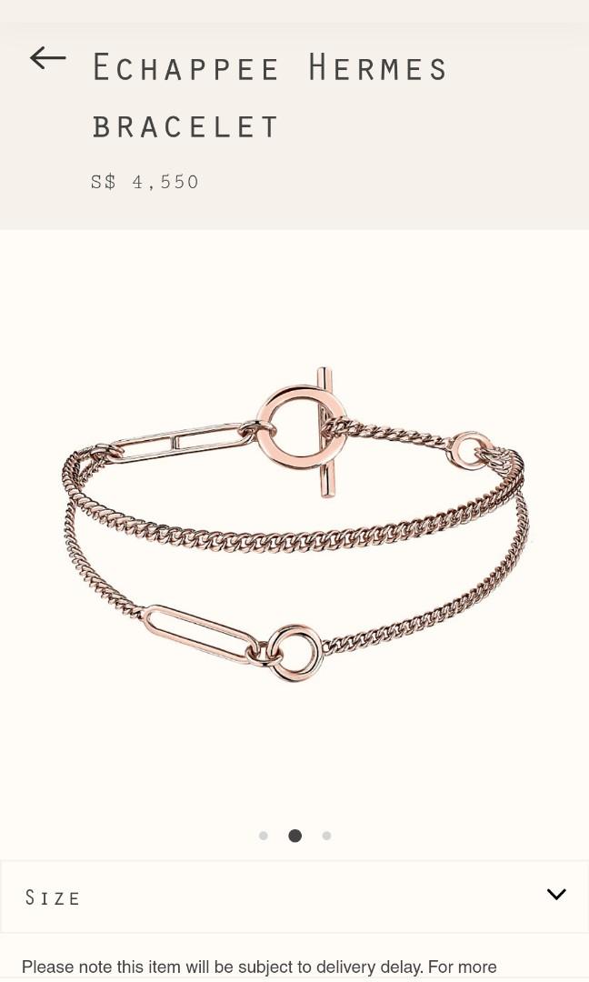 Hermes Brand New Echappee Bracelet