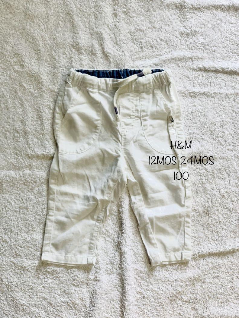 H&M WHITE PANTS FOR TODDLER (Category: Babies & Kids Fashion) located in Malabon City. Submitted by dolldec (Listing ID 1050480410, Image 1). Description: Used once only..