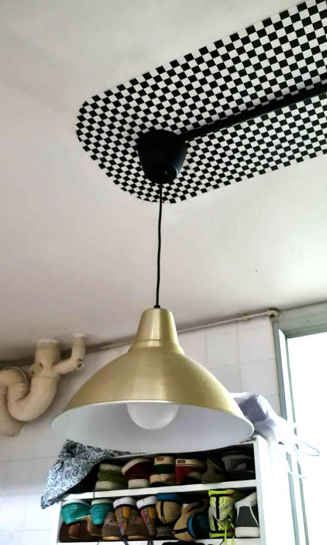 Ikea gold shop pendant light