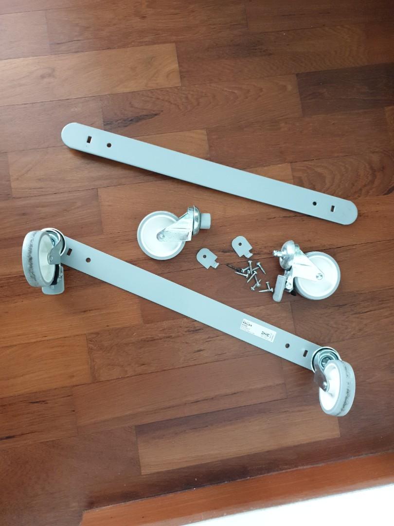 Ikea Kallax wheels, Furniture & Home Living, Furniture, Shelves