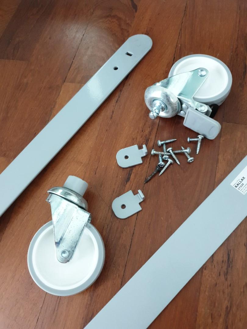Ikea Kallax wheels, Furniture & Home Living, Furniture, Shelves