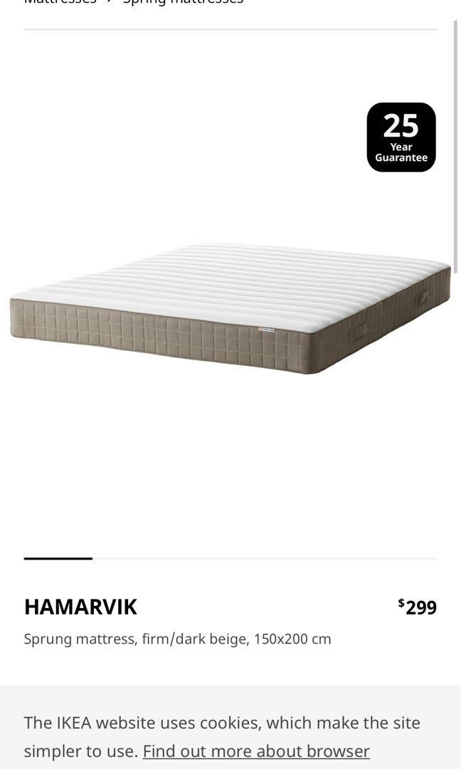 Hamarvik mattress ikea 160x200 new arrivals