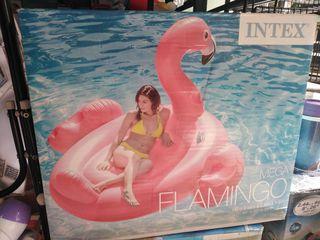 INTEX Inflatable Big Flamingo Ride-On Floater for Swimming / Pool