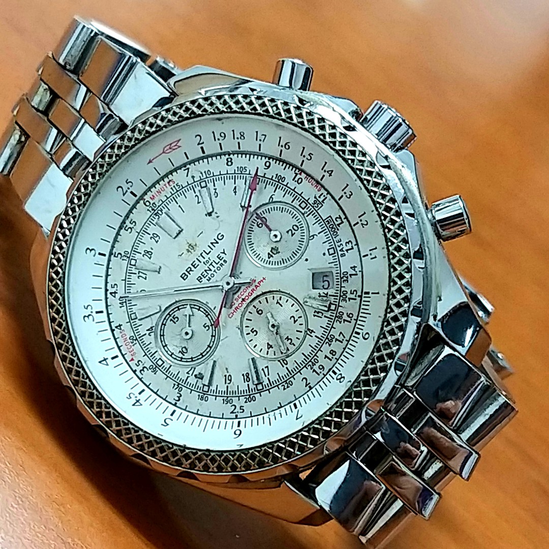 Jam tangan Breitling 1884 Chronograph BUKAN Original Fesyen Pria