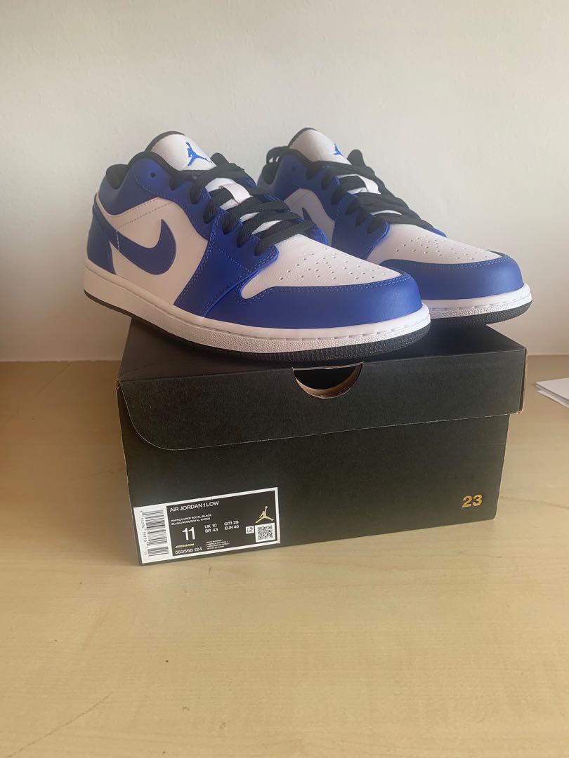 jordan 1 low game royal, Men's Fashion, Footwear, Sneakers on Carousell
