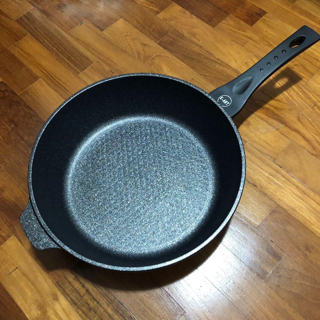 KART Titanium Wok Pan Gas Use 28CM / MADE IN KOREA, Furniture & Home