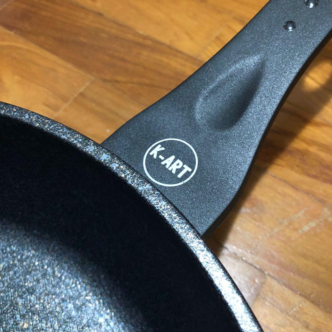 KART Titanium Wok Pan Gas Use 28CM / MADE IN KOREA, Furniture & Home