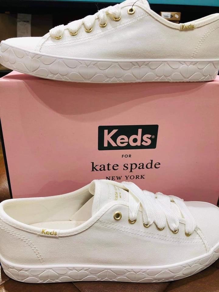 All white deals keds