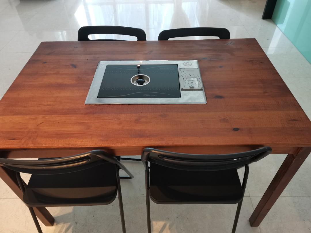 KOREAN Bbq Table