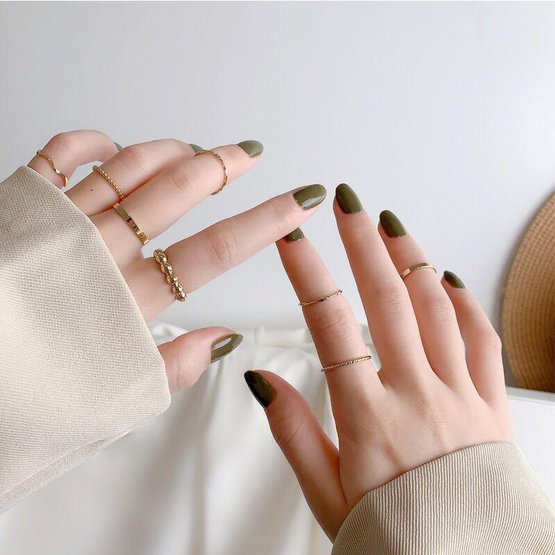 Korean fashion rings sales