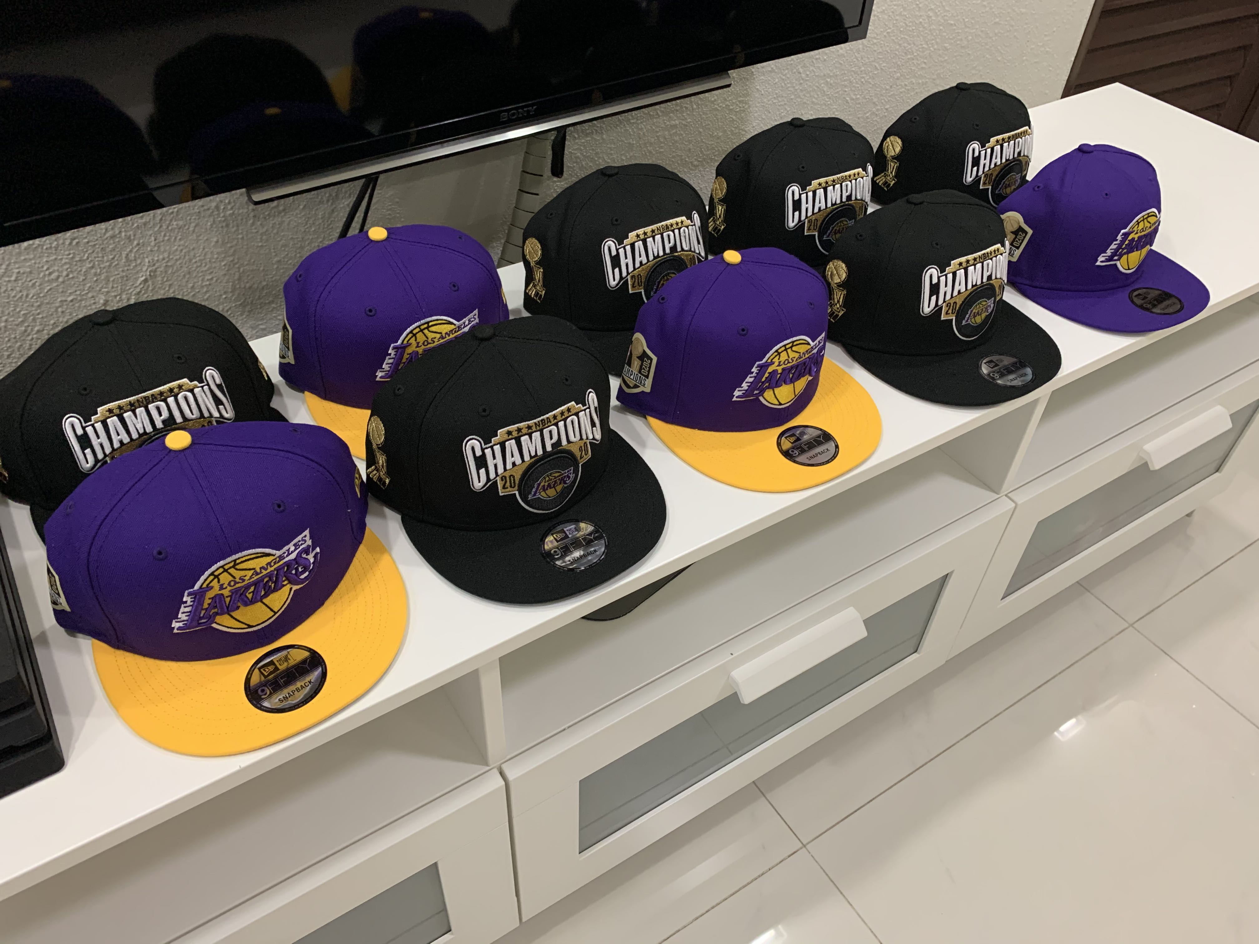 lakers championship hat 2020