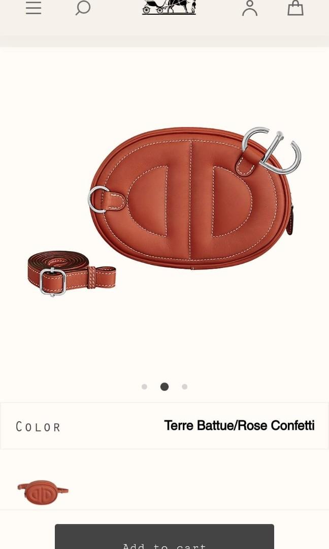 Hermes Rose D'Ete Verso Swift In-The-Loop Belt Bag, myGemma, SG