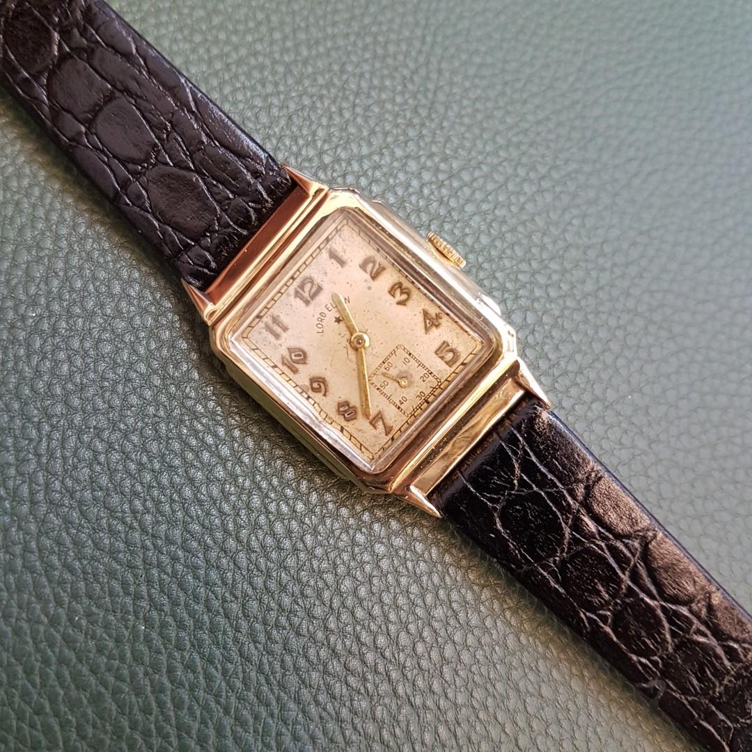 Elgin sales rectangular watch