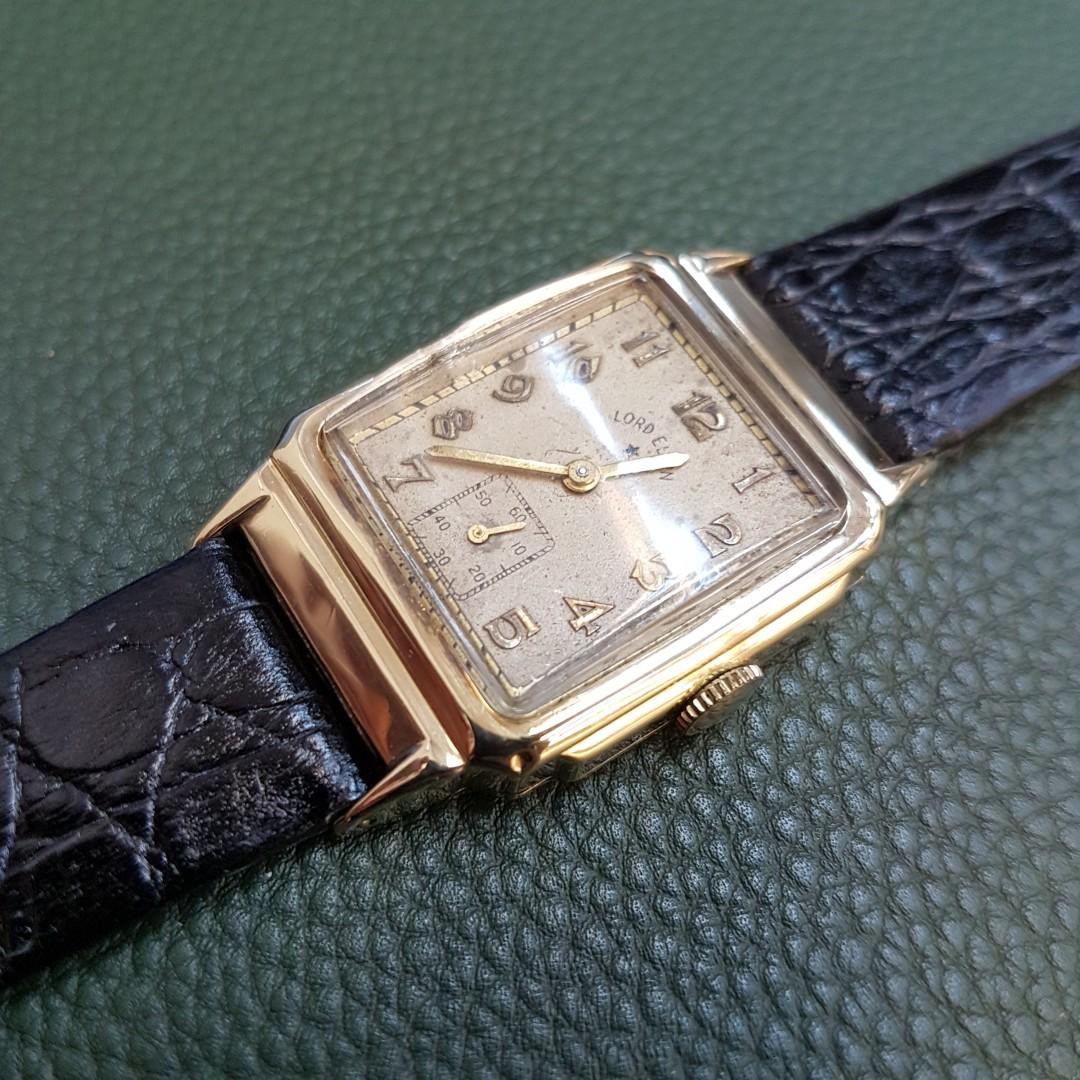 Elgin rectangular watch store