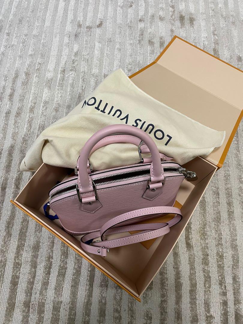 Louis Vuitton Alma BB rose ballerine crossbody epi Pink Leather ref.734936  - Joli Closet