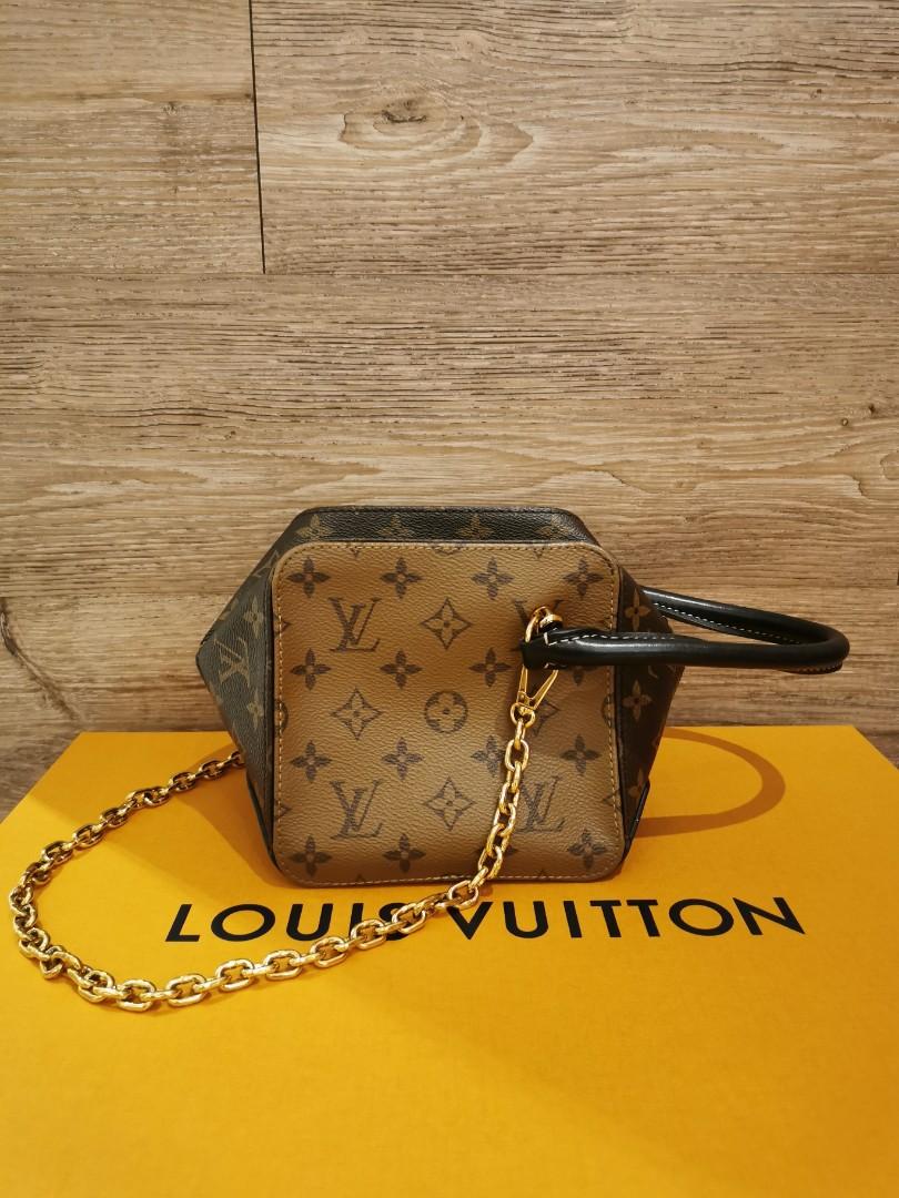 Louis Vuitton Square Bag Reverse Monogram Canvas Brown 17872477