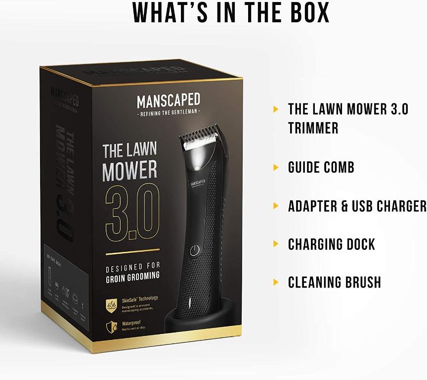 manscaped lawn mower waterproof