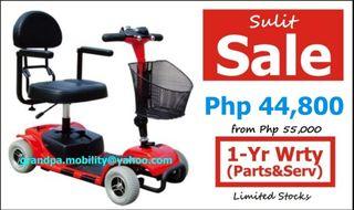Mobility Scooter 4-Wheel for Stability (Brand New with Warranty)