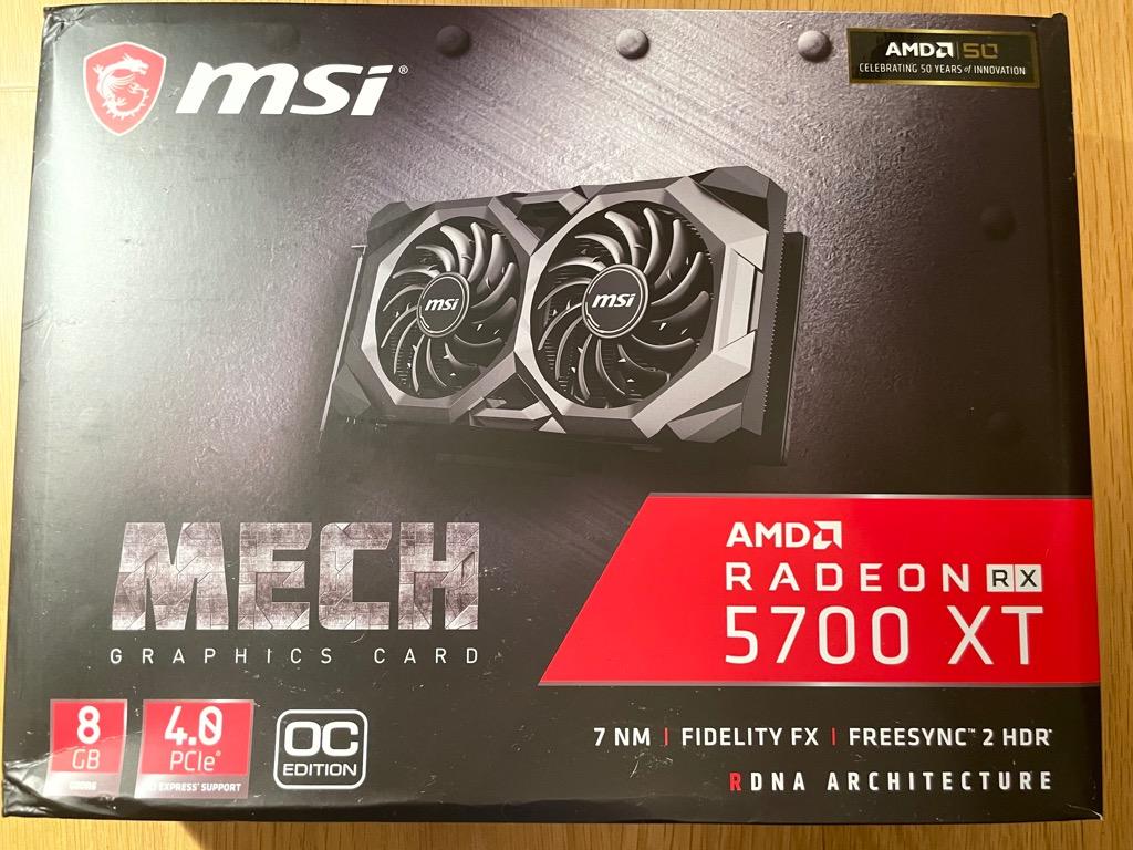 MSI AMD Radeon RX 5700 XT MECH OC 8GB GDDR6 Graphics Video Card GPU