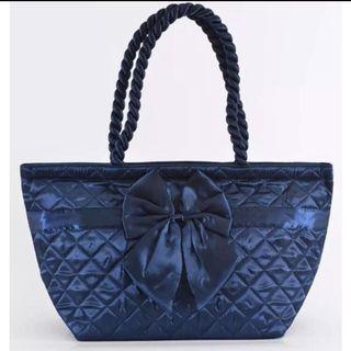 NaRaYa Satin Black, Navy Blue, Purple Classic Large Shoulder Handbag