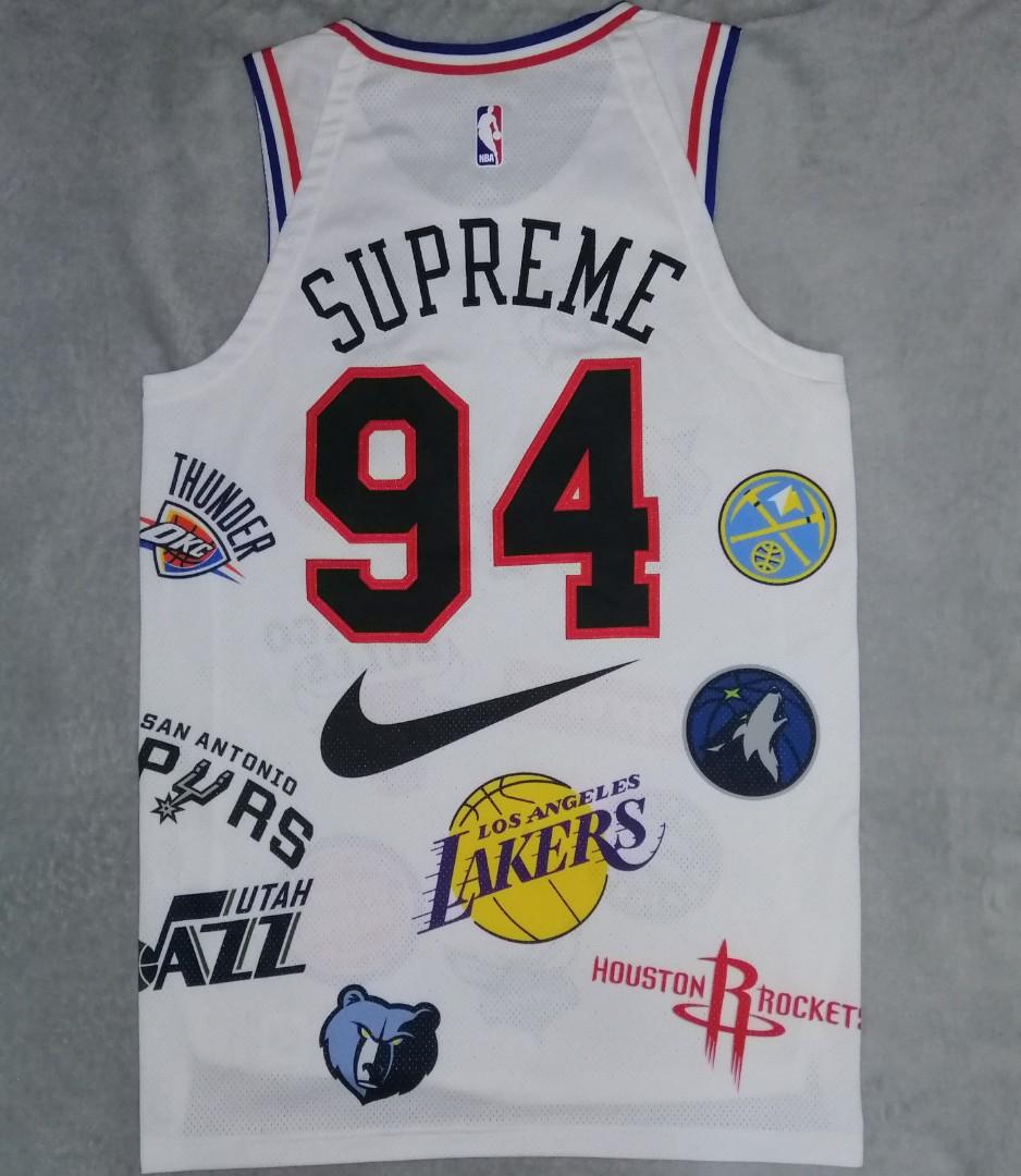 Supreme nike clearance basketball jersey