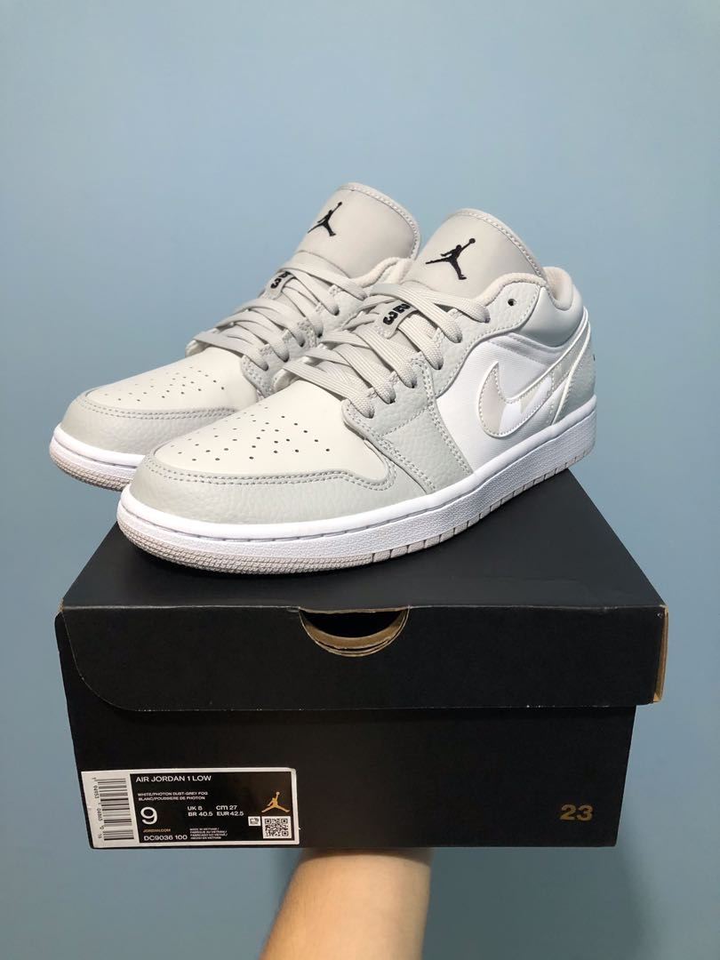 Nike Air Jordan 1 White Camo Men S Fashion Footwear Sneakers On Carousell