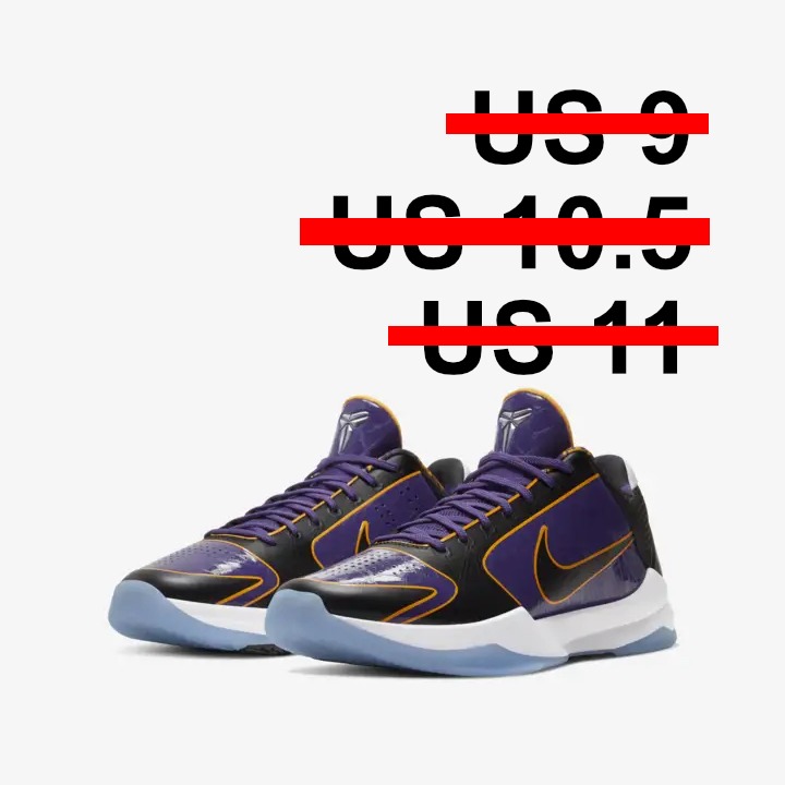 Kobe shoes 10.5 clearance