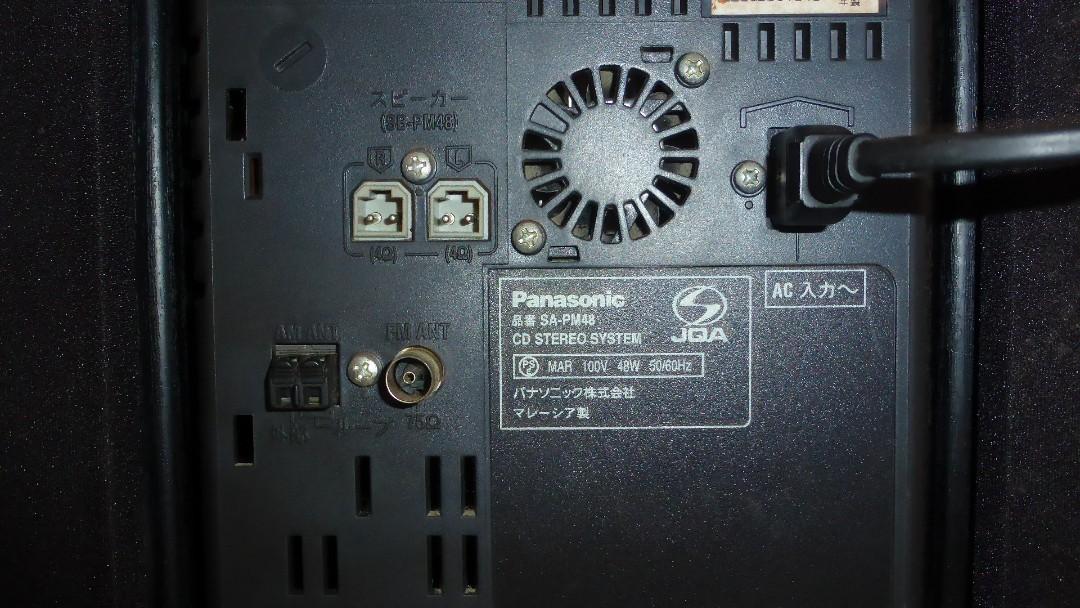 53%OFF!】 Panasonic パナソニック CD カセット コンポ SA-PM48 2009年 札幌 lacistitis.es