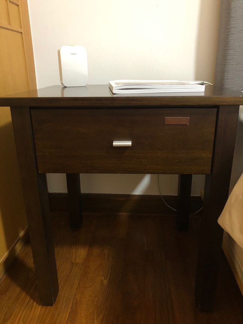 Picket & Rail nightstand / side table, Furniture & Home Living