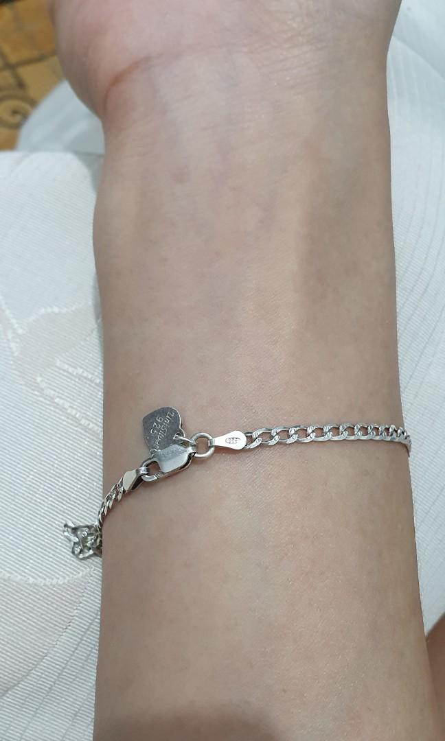 Unisilver 925 Sterling Baby's Bracelet (BBB13-1060 375) | Shopee Philippines