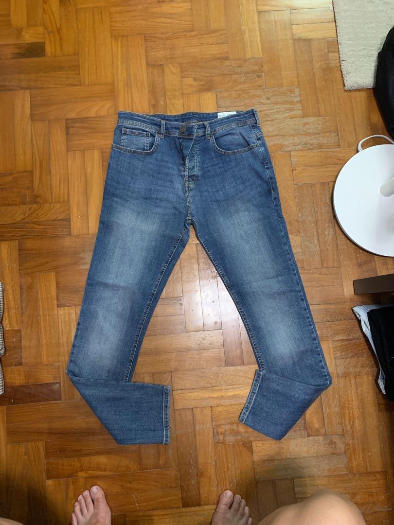 mens cuffed jeans primark