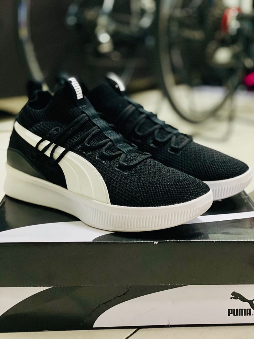 puma clyde court black