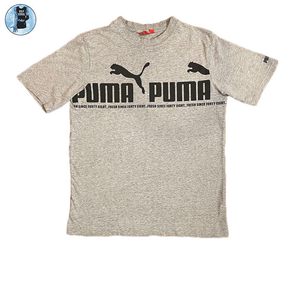 Puma “Fresh Since Forty Eight” Tee (Category: Sleep and Loungewear) located in Quezon City. Submitted by dripvessel (Listing ID 1050627271, Image 1). Description: M 21 x 29 No issues.