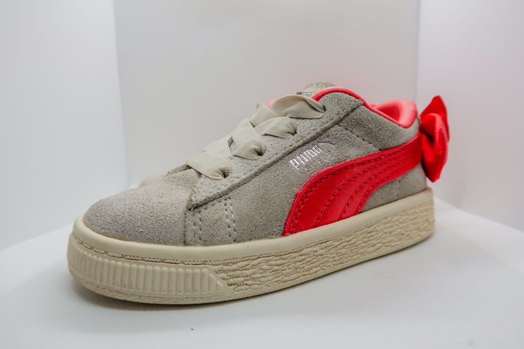 Puma suede bow infant hot sale