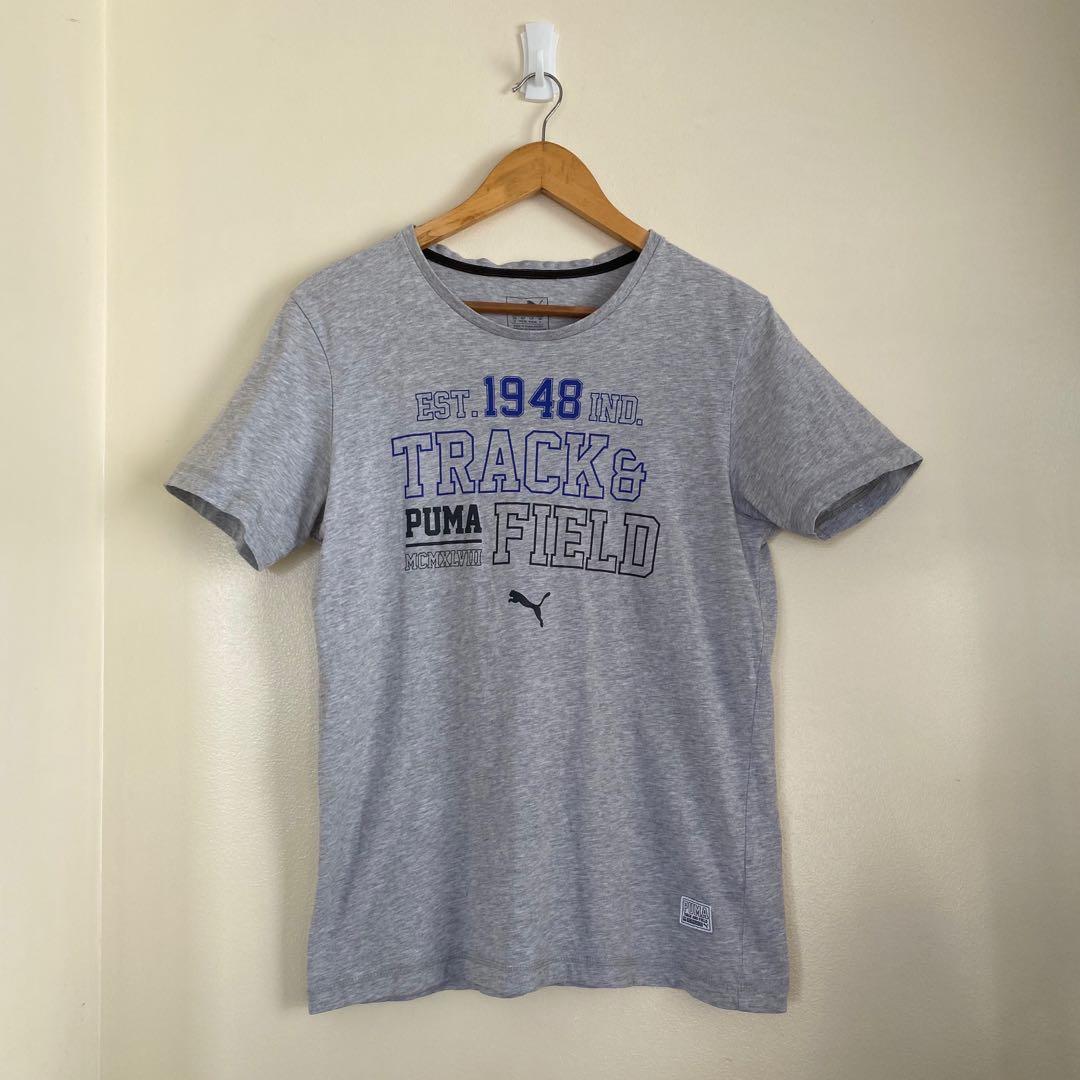 Puma Track & Field Tee (Category: Others Tops) located in Quezon City. Submitted by dripvessel (Listing ID 1050630806, Image 2). Description: S 19.5 x 26.5 No issues.