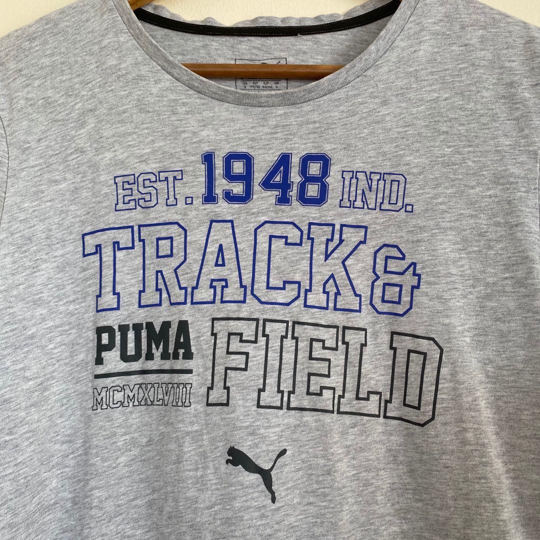 Puma Track & Field Tee (Category: Others Tops) located in Quezon City. Submitted by dripvessel (Listing ID 1050630806, Image 3). Description: S 19.5 x 26.5 No issues.