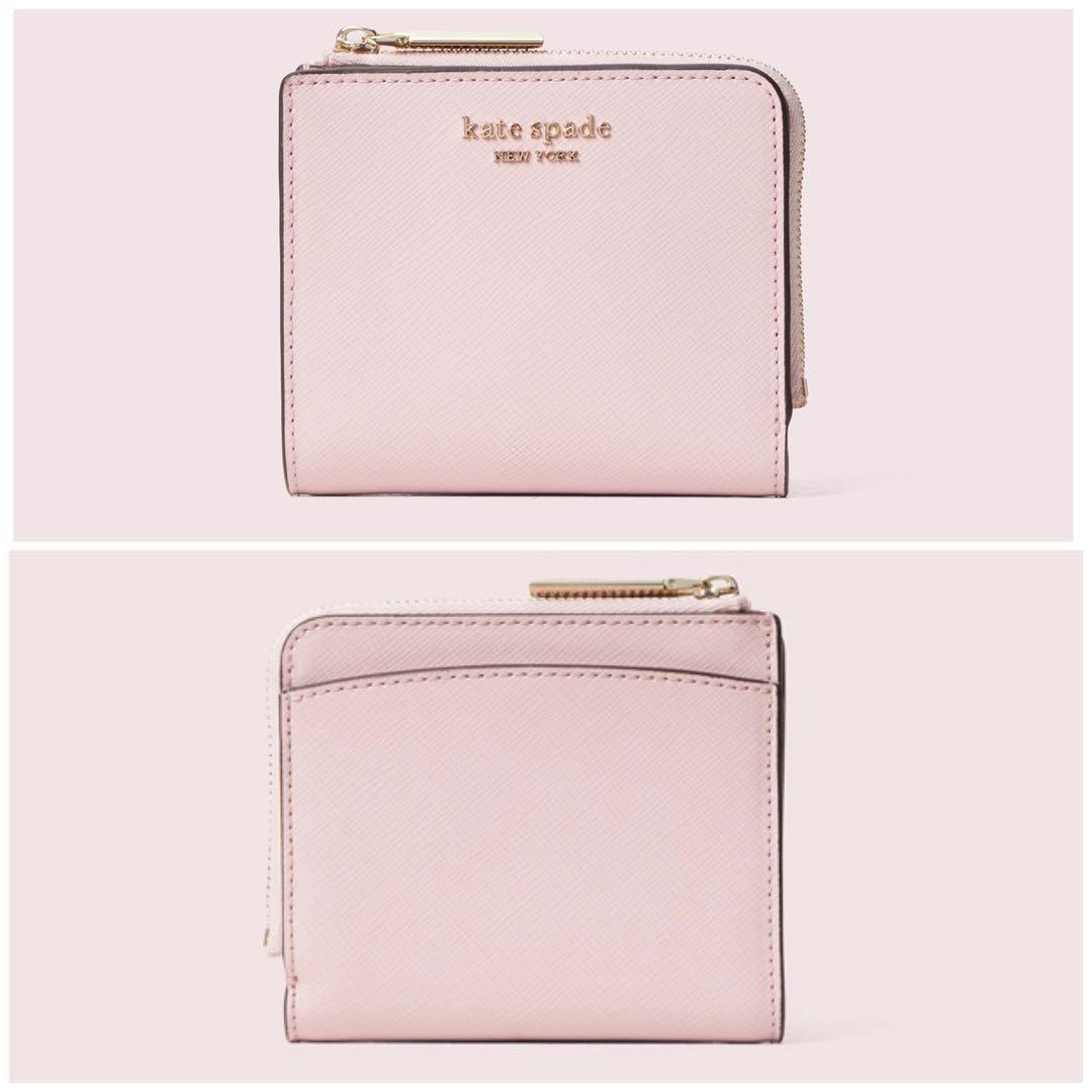 RARE INSTOCK Kate Spade Spencer Small Bifold Wallet Tutu Pink Blush Light  Pink, Women's Fashion, Bags & Wallets, Wallets & Card Holders on Carousell