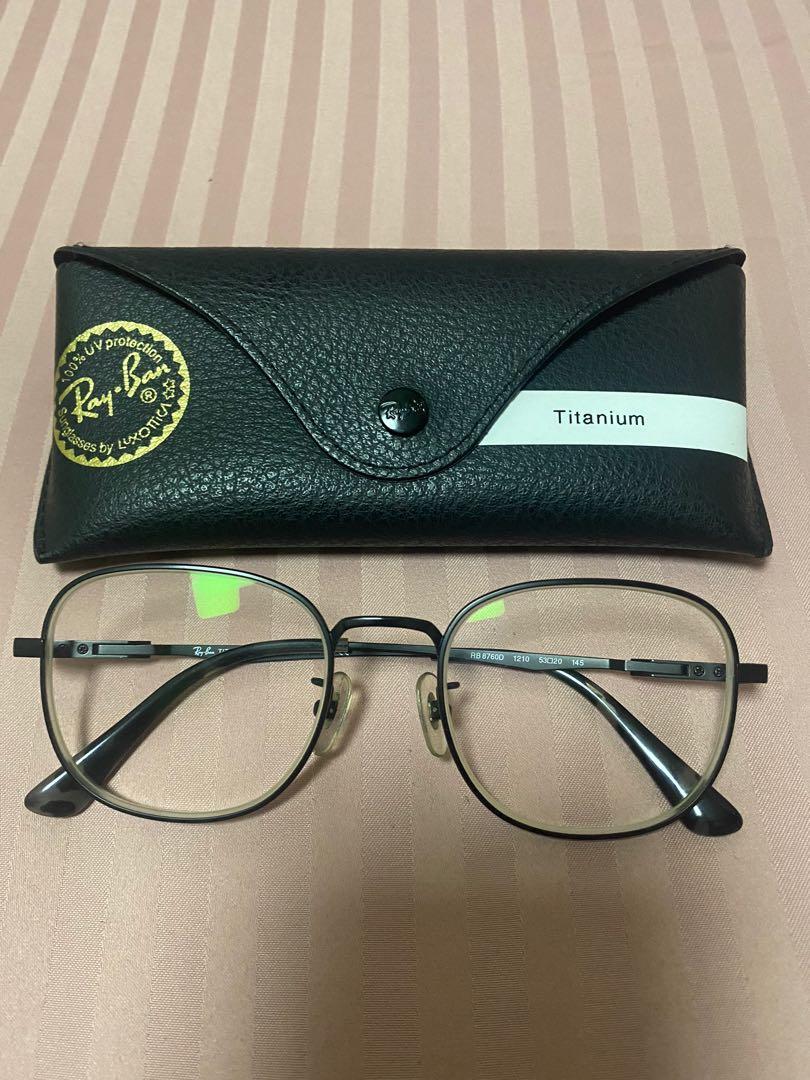 Rayban Titanium Prescription Glasses Men S Fashion Watches Accessories Sunglasses Eyewear On Carousell