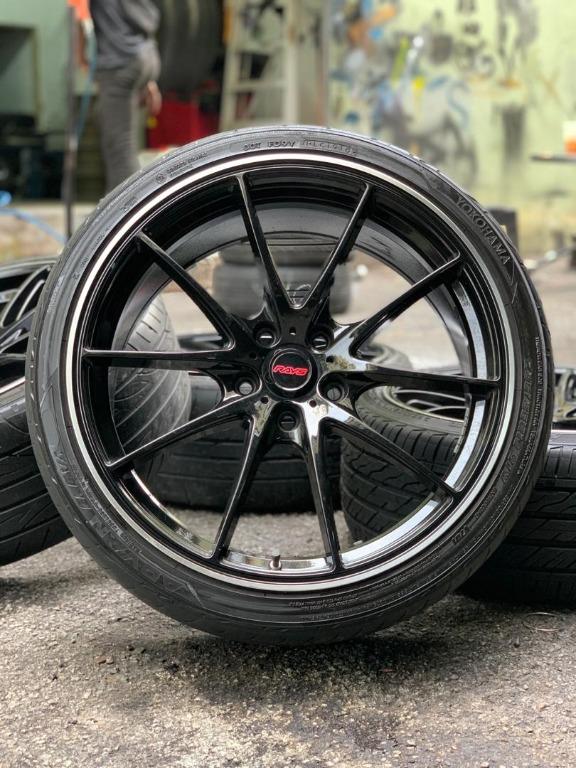 Rays G25 19 inch sport rim Proton x70 tyre 70, Auto Accessories on