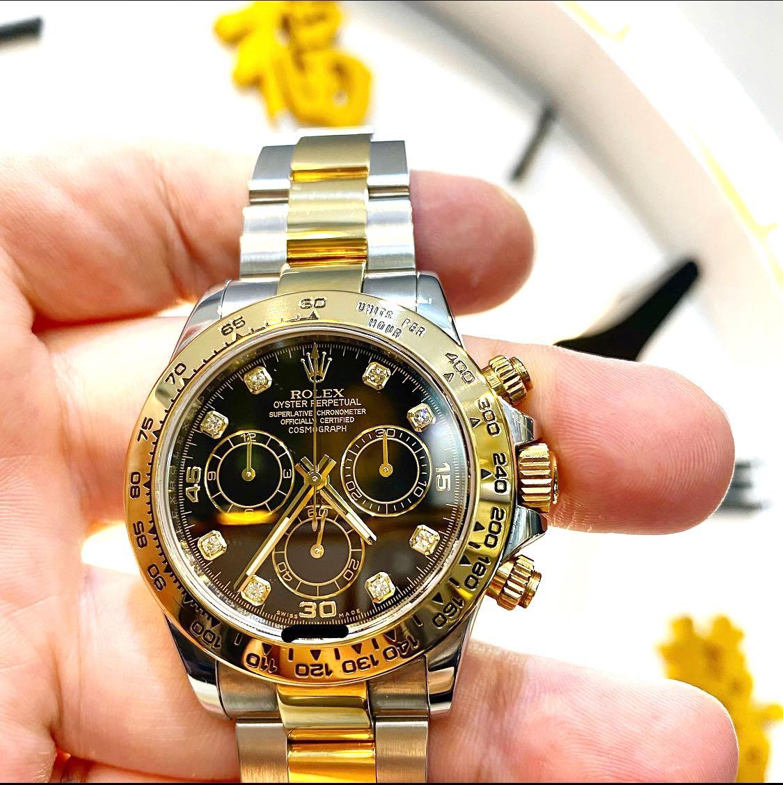 Rolex 116503 Daytona TT diamond Luxury Watches on Carousell