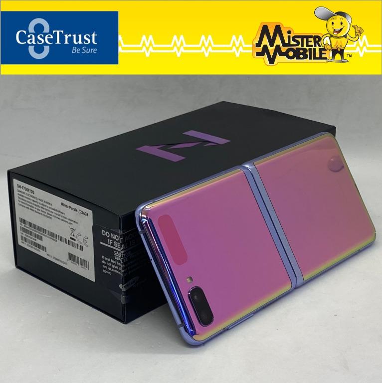 Samsung Galaxy Z Flip 256 256gb Mirror Purple Used Local Mobile Phones Tablets Android Phones Samsung On Carousell