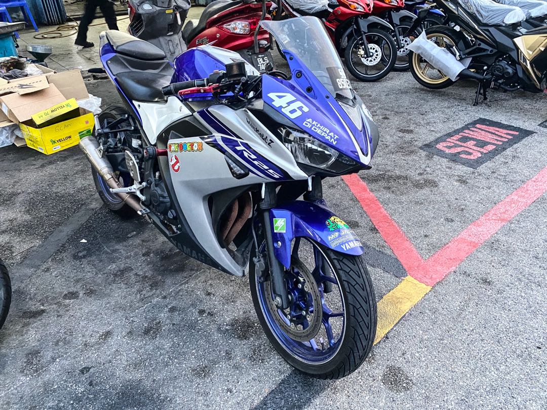 Sc Project Full System 2016 YAMAHA YZF R25, Motorbikes on Carousell