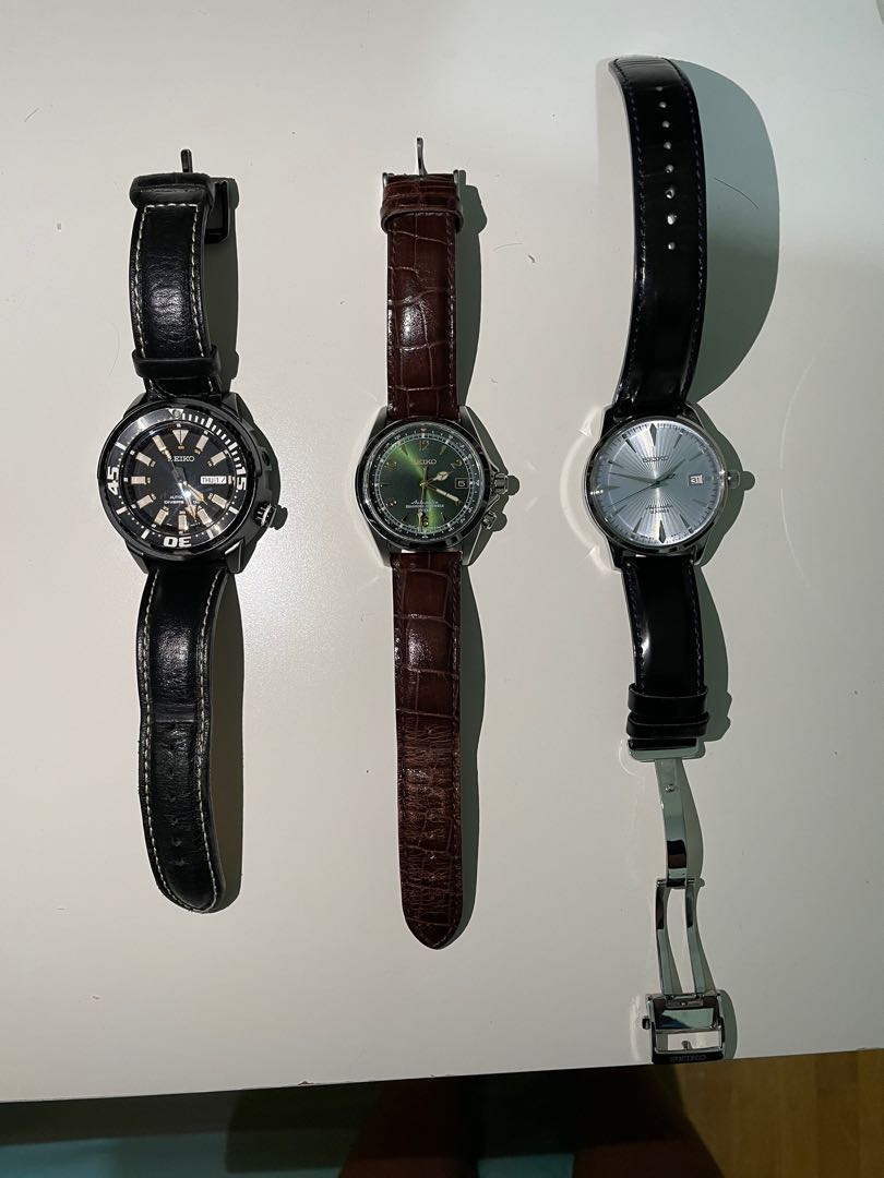 HOT Leather Strap Seiko Sarb065 Strap Seiko SARB065