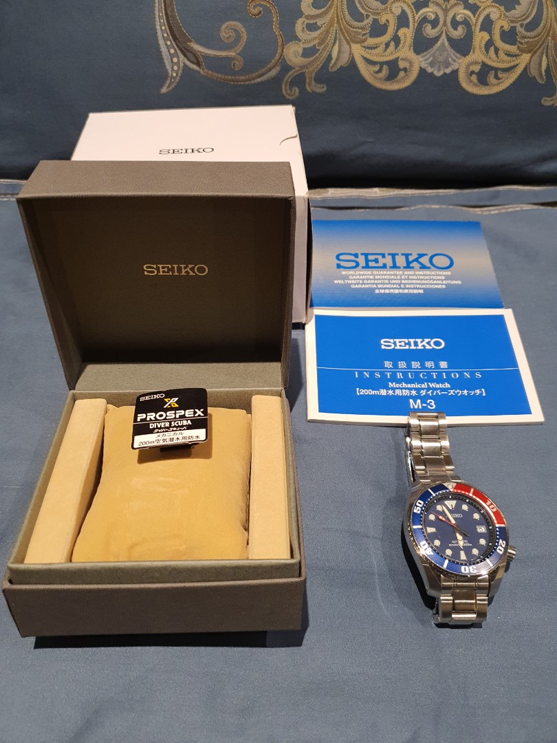 Seiko Sumo Pepsi SBDC057J, Luxury, Watches on Carousell
