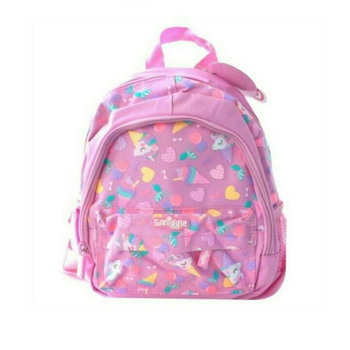smiggle pink backpack