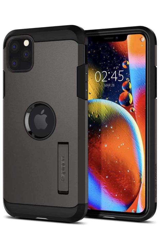 Spigen Rugged Armor Designed for iPhone 11 Case (2019) - Matte Black