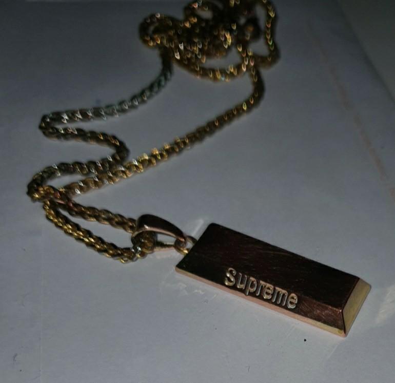 Supreme Silver Bar Necklace Hotsell, 54 